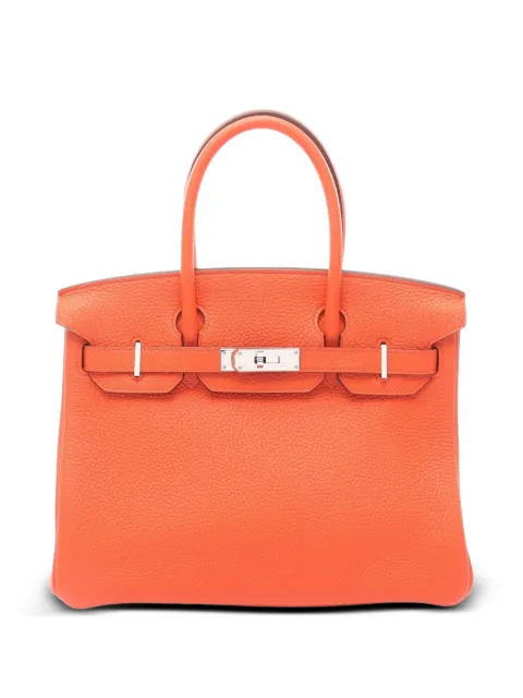 Hermès Pre-Owned 2015 Birkin 30 Togo handbag Orange 1072301T