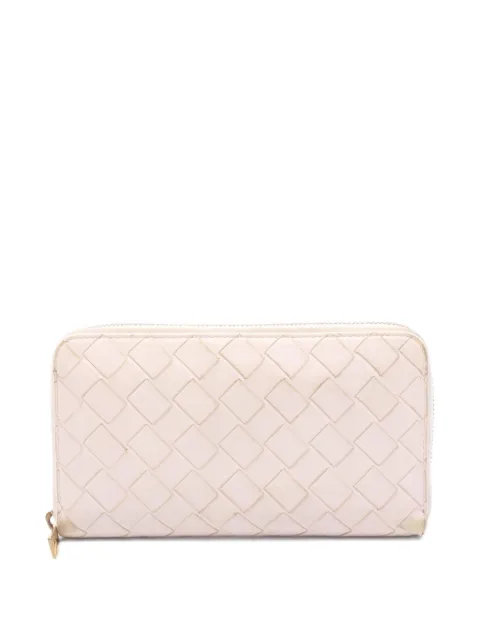 Bottega Veneta Pre-Owned 2000s Intrecciato zip-around wallet Pink 1057164