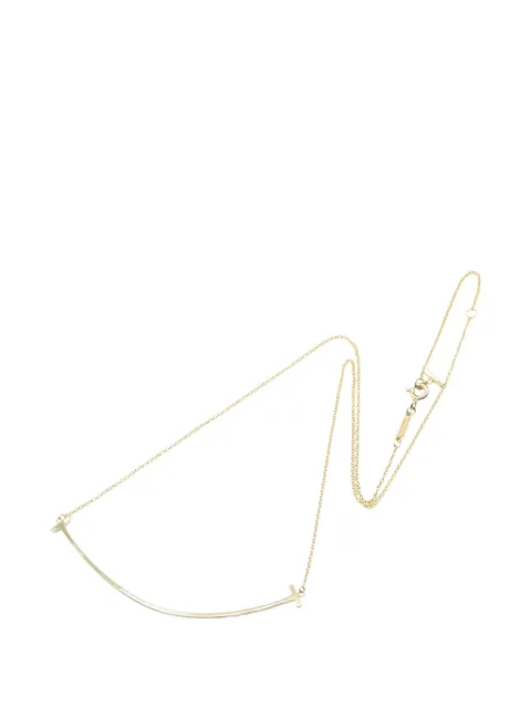 Tiffany & Co Eyewear 2010s T Smile necklace Gold 1071584