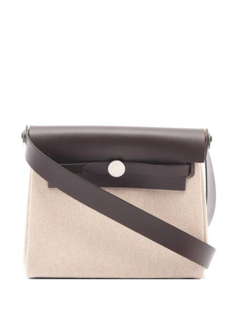 Hermès Pre-Owned 2025 mini Herbag Zip shoulder bag Neutrals 1070807K