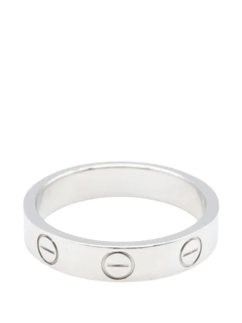 Cartier 2010s Love ring Silver 1069560BW1133