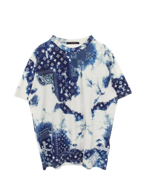 Louis Vuitton Pre-Owned bandana-print T-shirt White 1069711