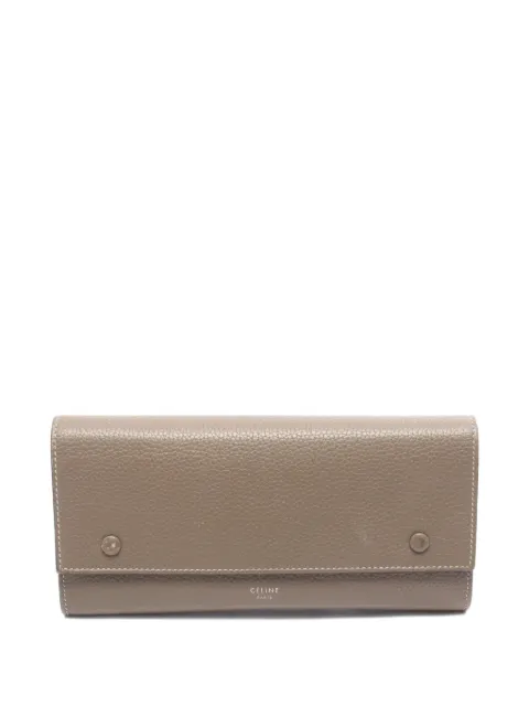 Celine Pre-Owned 00s Bi-fold flap wallet Grey 1070730