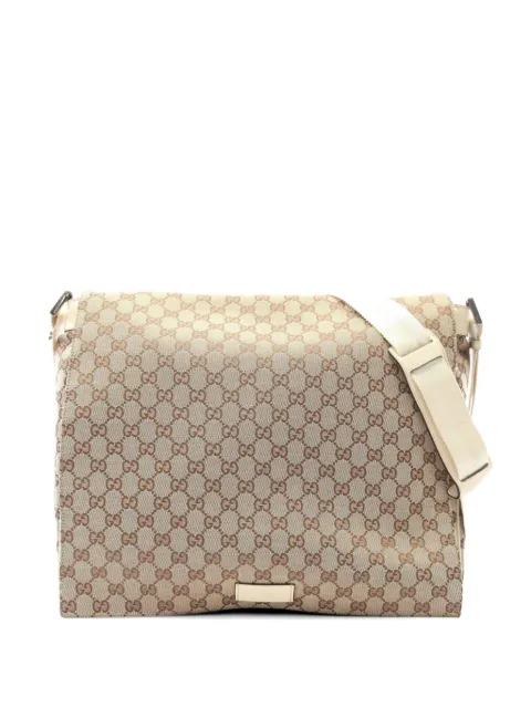 Gucci Pre-Owned 2010s GG canvas shoulder bag Neutrals 1070821