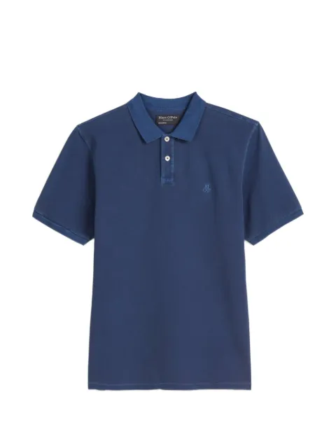 Marc O'Polo embroidered-logo polo shirt Blue M26226653000