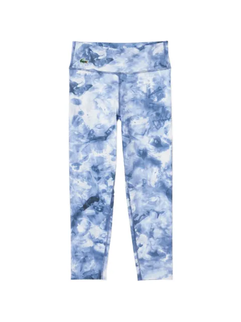 Lacoste logo-appliqué printed sport leggings Blue OF8572