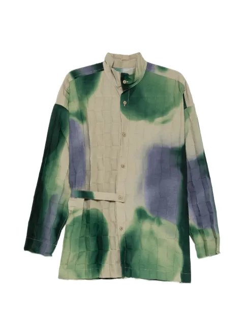 Homme Plissé Issey Miyake Dawn Edge belted shirt Neutrals HP66FJ240