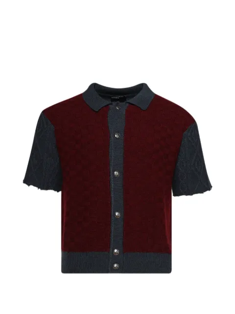 Enfants Riches Déprimés Che ribbed-knit cardigan Red 080270