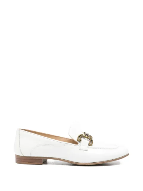 SERGIO MORETTI FIRENZE horsebit leather loafers White 60155638