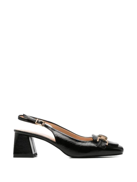 SERGIO MORETTI FIRENZE buckle-detail slingback pumps Black 6020151217