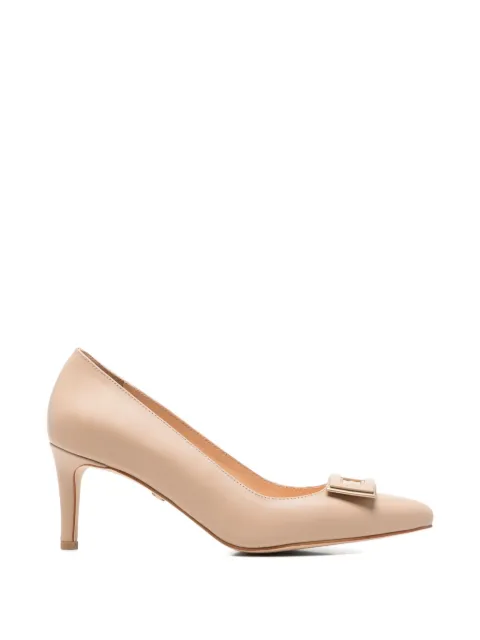 SERGIO MORETTI FIRENZE buckle-detail pointed-toe pumps Neutrals 6020301508