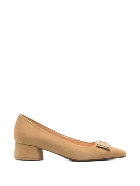 SERGIO MORETTI FIRENZE buckle-detail suede pumps Neutrals 6020497108