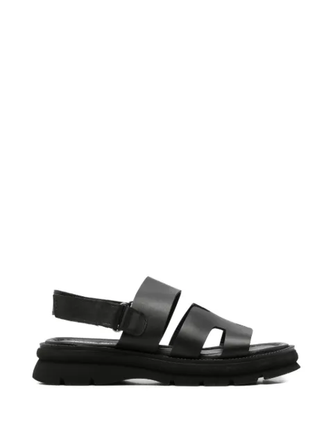 SERGIO MORETTI FIRENZE touch-strap chunky-sole sandals Black 6570673159
