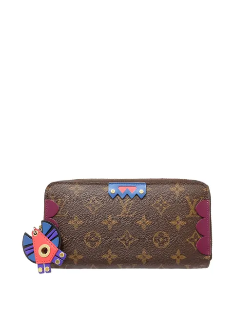 Louis Vuitton Pre-Owned 2015 Monogram Totem Zippy Wallet long wallets Brown R0DPLWUAD9CI06O9