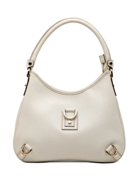 Gucci Pre-Owned 2000-2015 Calfskin Abbey D Ring shoulder bag White 61VG861DJE0JAMUR