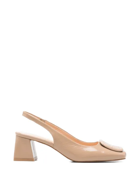 SERGIO MORETTI FIRENZE buckle-detail slingback pumps Neutrals 6020151211