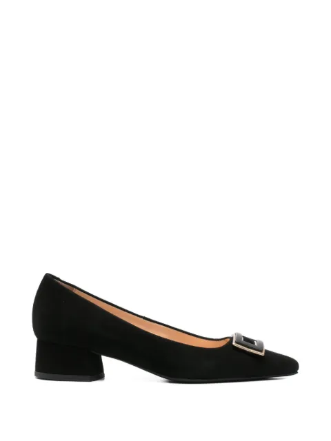 SERGIO MORETTI FIRENZE buckle-detail pointed-toe pumps Black 6020497108