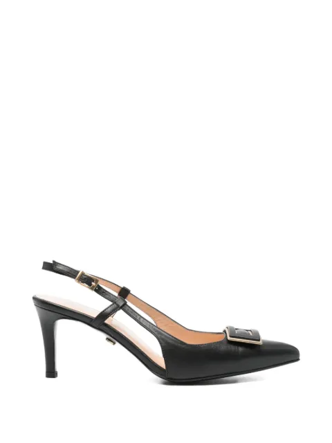 SERGIO MORETTI FIRENZE buckle-detail slingback pumps Black 6020301501