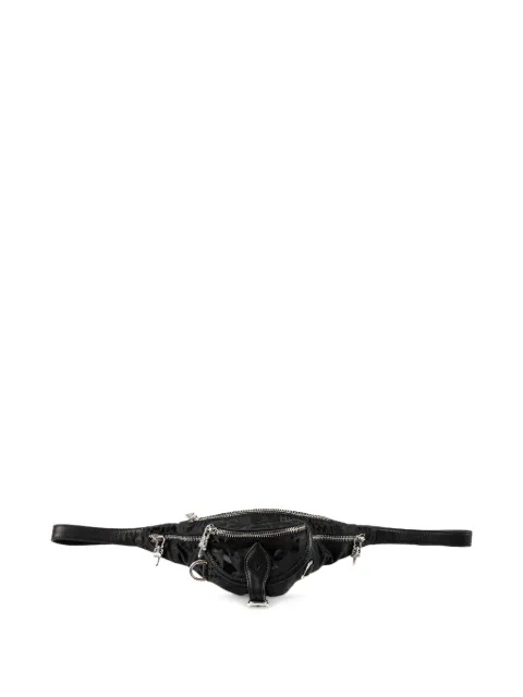 Chrome Hearts stencil mini belt bag Black CHRM1254