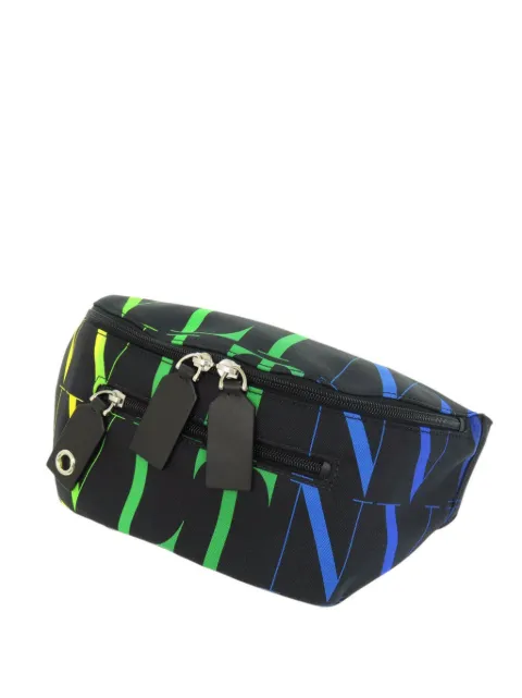 Valentino Garavani Pre-Owned 2018-2026 Nylon VLTN belt bag Black 5IEN4OWE32EKNWR4