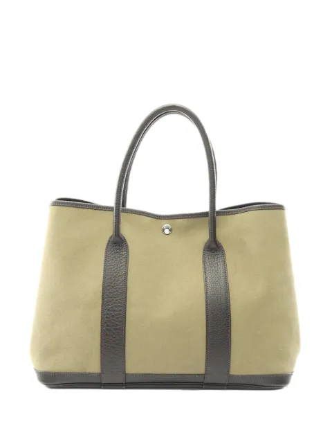 Hermès Pre-Owned 2015 Toile and Negonda Garden Party 36 tote bag Brown NRNBTLXYRAVXOLHG