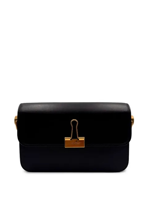Off-White Binder Clip shoulder bag Black OWNN119S213LEA0011