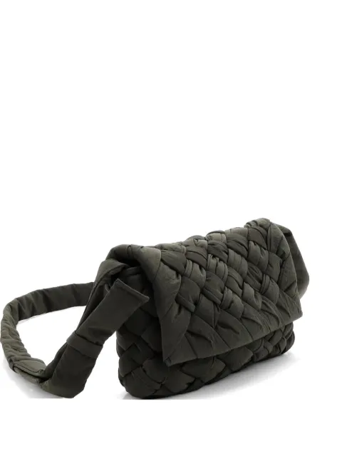 Bottega Veneta Pre-Owned Rumple Intrecciato Nyl Small shoulder bag Green SO5QU64MVU6SS4W2