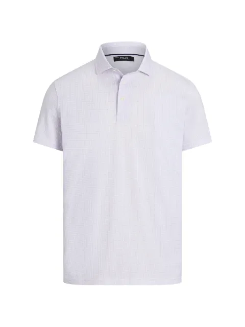 RLX Ralph Lauren geometric-print polo shirt Purple 785B21555