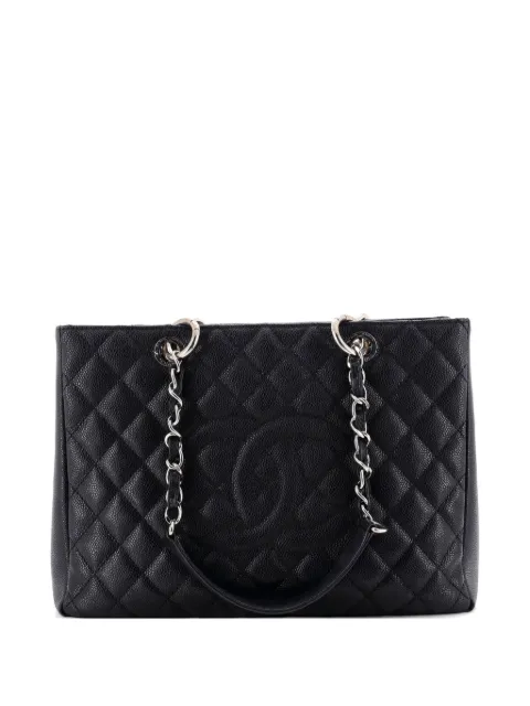 CHANEL Pre-Owned Grand Shopping Quilted Caviar tote bag Black EO8L96LWEHBPAFJU