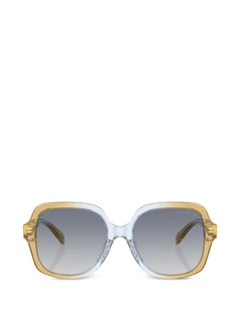 Coach gradient-lenses square-frame sunglasses Blue HC8395U