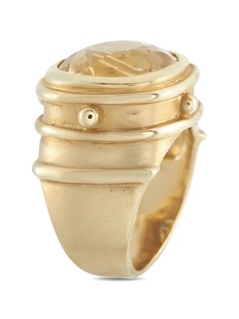 LB Exclusive citrine statement ring Gold MF14043026