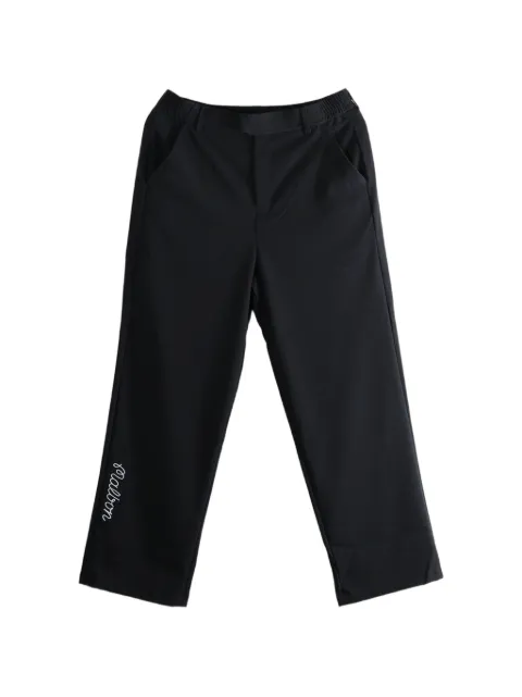 Malbon Golf Magnolia Coolcore straight-leg trousers Black M9409