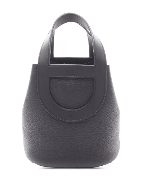 Hermès Pre-Owned 2024 HERMES in the loop 18 Taurillon Clemence leather Taurillon Clemence Black Used Women handbag Black L34WPV1NK1TT0OQD
