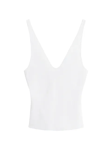 Scanlan Theodore ribbed-knit V-neck tank top White H4262864