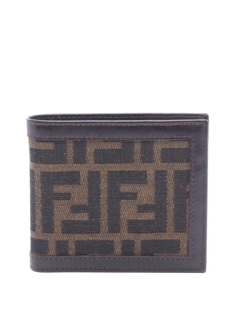 Fendi Pre-Owned 2000-2010 Zucca Bifold Wallet small wallets Brown UMWGI0IVG94ZB6K8