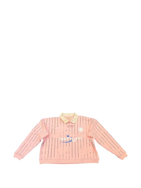 astrum Imagination pinstripe sweatshirt Pink AST016