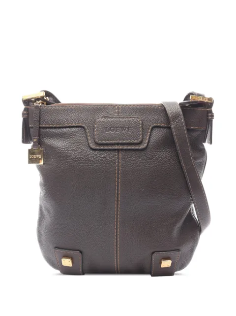Loewe Pre-Owned 2010-2026 Leather crossbody bag Brown IFXI836GAYXHNFS2