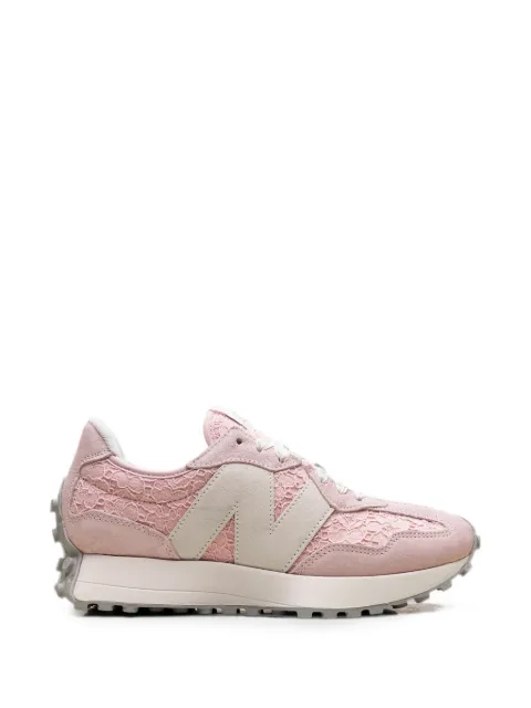 New Balance 327 lace-panelled sneakers Pink WS327LCA