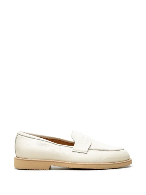 CHUCKIES leather loafers White DINOPENNY