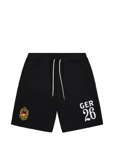 Polo Ralph Lauren double-knit logo-print shorts Black 710B20860001