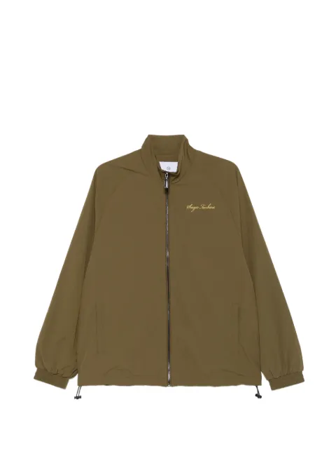 Sergio Tacchini Brunelleschi logo-embroidered jacket Green 41343