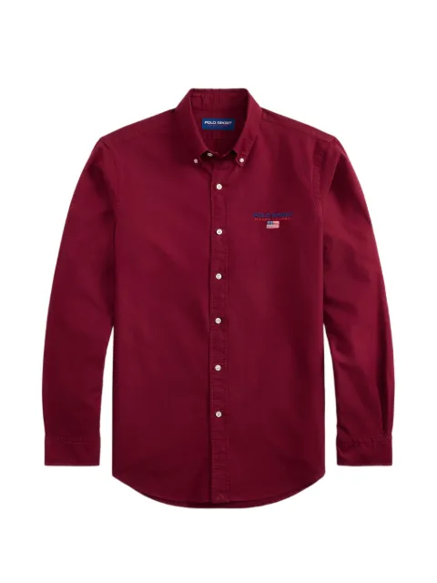 Polo Ralph Lauren Polo Sport logo-embroidered shirt Red 710P00816001