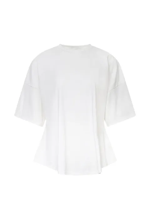 Enföld loose-fit peplum T-shirt White 300JS2802171