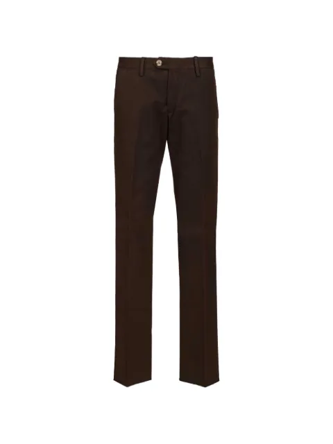 Al Duca D’Aosta 1902 pressed-crease tailored trousers Brown DANNYPRINCIPE235