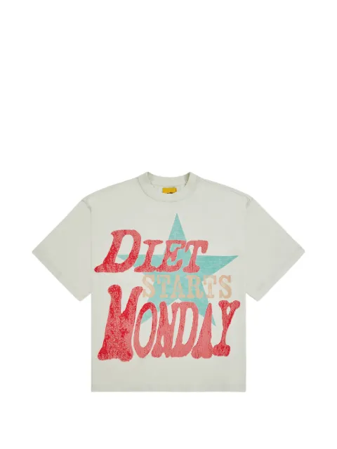 Diet Starts Monday Jumbo Star T-shirt White DSMPS26003