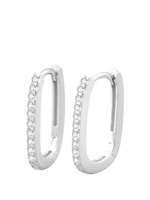 HZMER JEWELLERY Essential Huggies earrings Silver LEEHS1902SILVER
