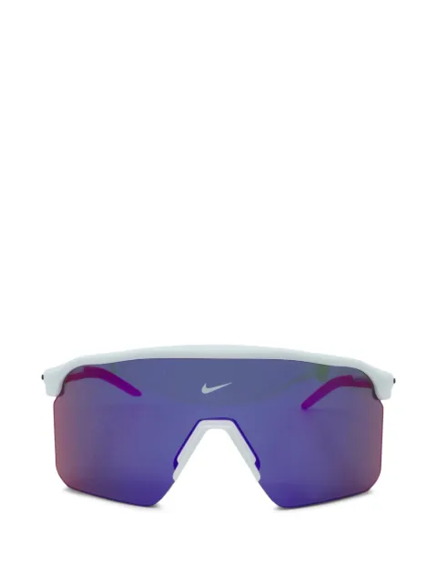 Nike Expedition Shield Team geometric-frame sunglasses White IH0899103