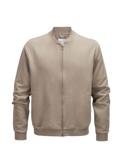 04651 Handelsgesellschaft MBH & Co. KG long-sleeve zip-up bomber jacket Neutrals 2SW2602B24