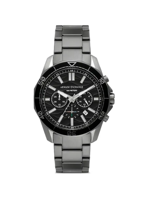 Armani Exchange Spencer chronograph 44mm watch Black AX1959