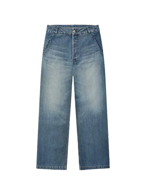 Fear Of God washed-effect whiskered jeans Blue FG9M459904DNMMI